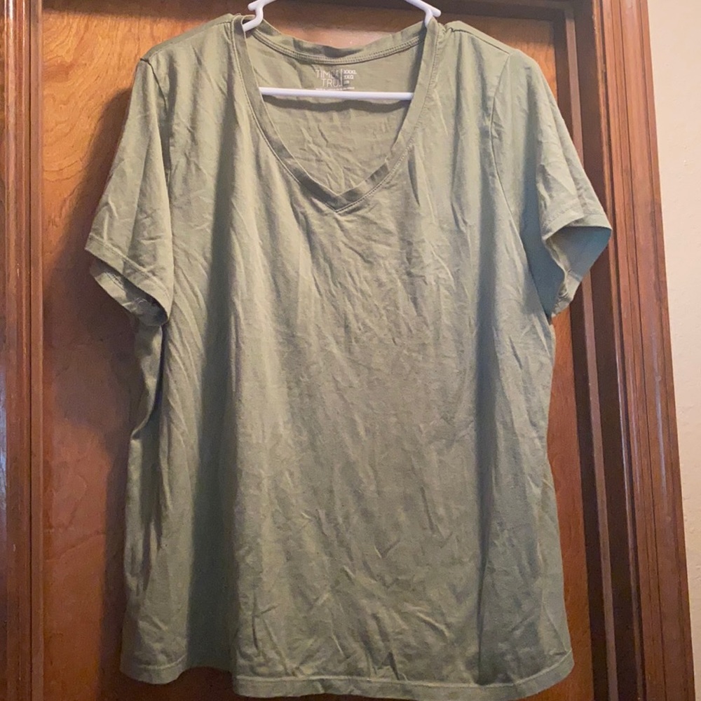 Time and Tru XXXL Green top